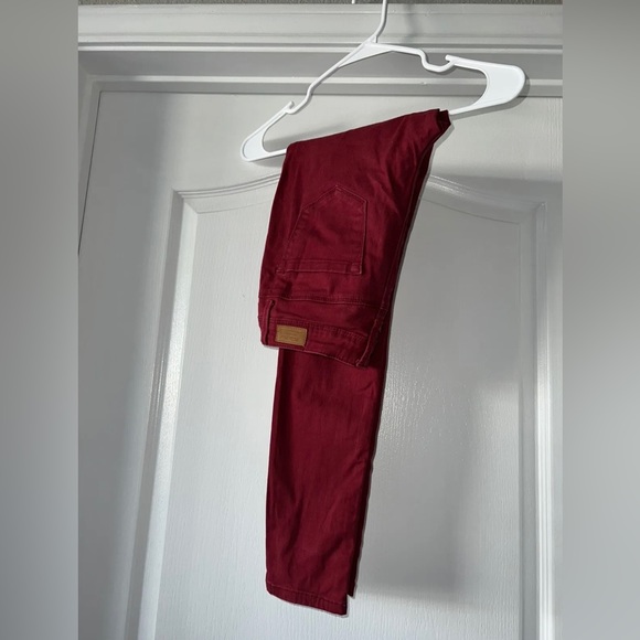 Denim Blvd, Los Angeles Women’s Skinny Jeans - Red - Size 0 - Trendy Denim - Picture 6 of 12